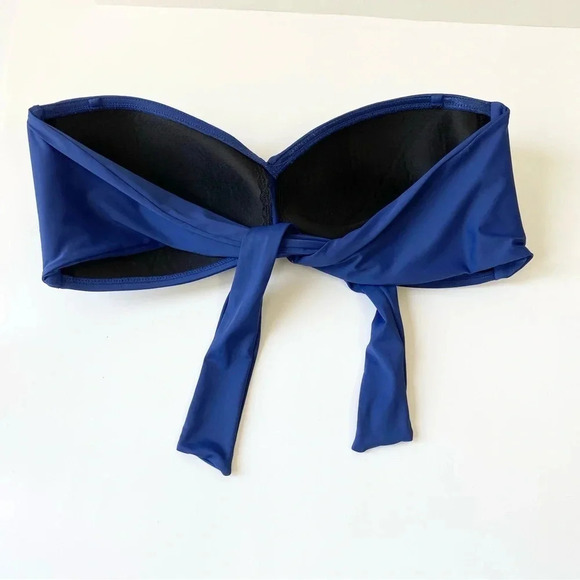 Sz. XL Mynah blue Bandeau Bikini Top (RR8) - Picture 8 of 8